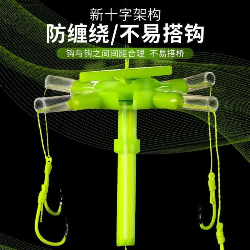 新型浮钓鲢鳙专用钩翻板钩抛竿钓组方H块料大头鱼海杆零重力爆炸,户外/登山/野营/旅行用品,鱼钩,淘宝优惠券,粉丝福利购,淘宝优惠卷