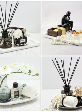 卫生间摆件香薰托盘组合套装样板间卫浴摆设样板房洗手台软装饰品