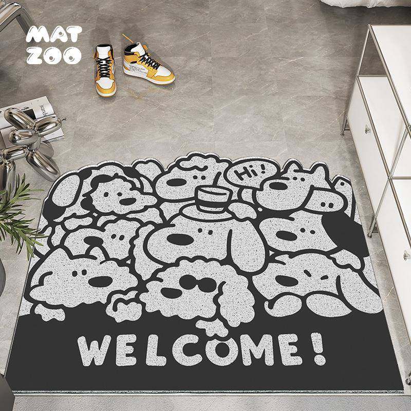 MATZOO 狗狗可裁剪地毯门口防滑地垫丝圈脚垫pvc入户门垫玄关地毯,居家布艺,入户地垫,淘宝优惠券,粉丝福利购,淘宝优惠卷