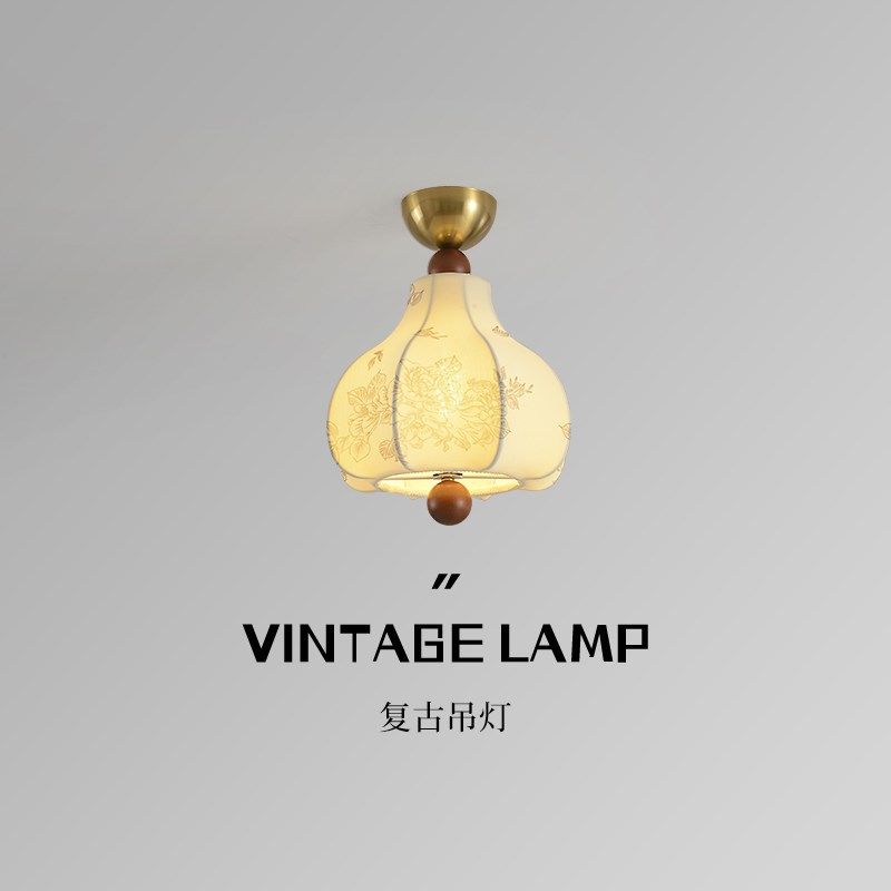 法式复古南洋风吸顶灯中古美式入户过道阳台走Q廊新款花纹布艺灯,家装灯饰光源,厨卫/阳台/玄关/过道吸顶灯,淘宝优惠券,粉丝福利购,淘宝优惠卷