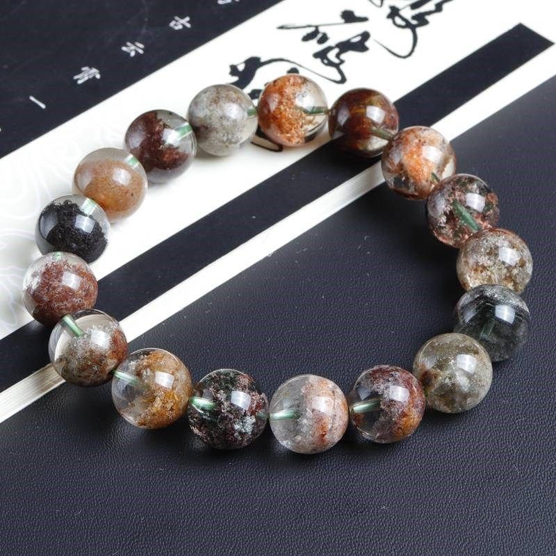 天然四季幽灵水晶手链彩幽灵单y圈手串男女款饰品首饰生日礼物百,饰品/流行首饰/时尚饰品新,手饰/手串,淘宝优惠券,粉丝福利购,淘宝优惠卷