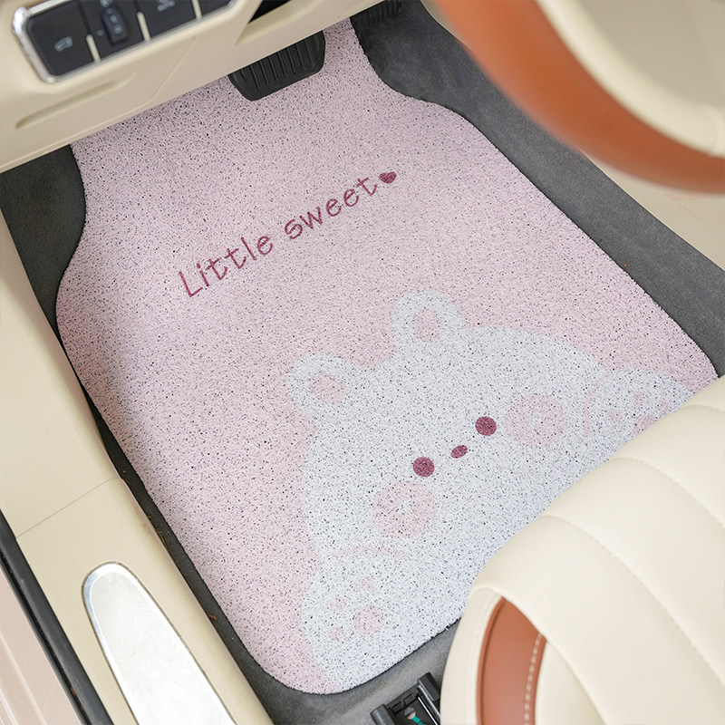 汽车脚垫丝圈防滑耐磨四季通x用车载卡通可爱兔子地垫脚垫装饰用,汽车用品/电子/清洗/改装,通用脚垫,淘宝优惠券,粉丝福利购,淘宝优惠卷