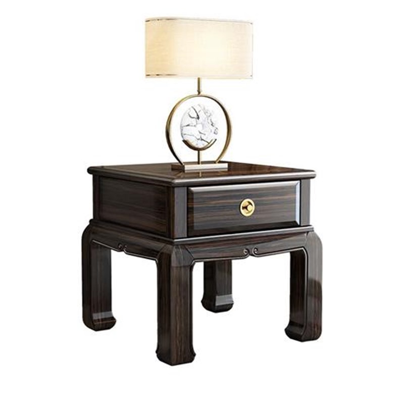 台固 新款新中式实木沙发角几边几小茶几家用边柜角柜客厅小方u.