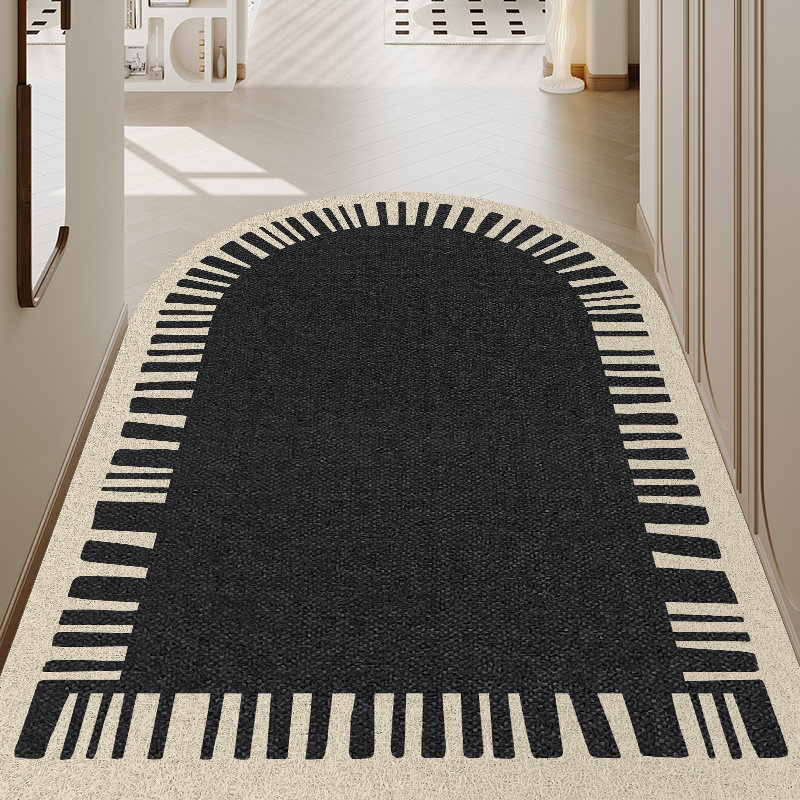 丝圈入户门地垫法式拱形进门地毯耐脏可裁剪防滑门口玄关脚垫门垫,居家布艺,入户地垫,淘宝优惠券,粉丝福利购,淘宝优惠卷