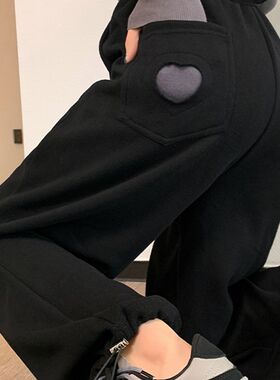 孕妇裤子春秋款h外穿运动厚棉裤女夏季薄款大尺码小个子休闲内搭