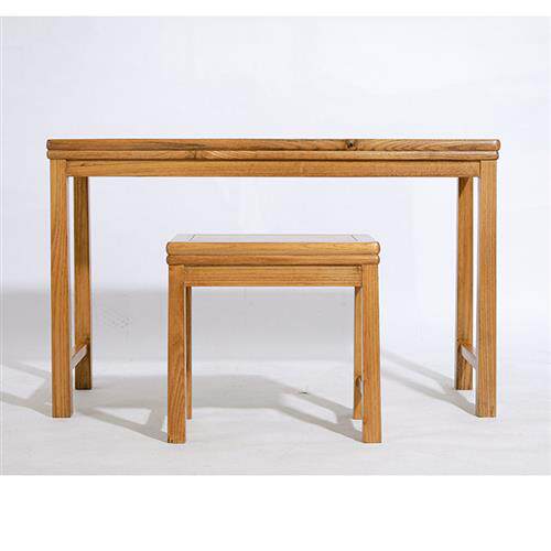 青桐古琴桌凳 陈化青桐木 榫卯结构擦生漆 环保无异味 青桐琴桌