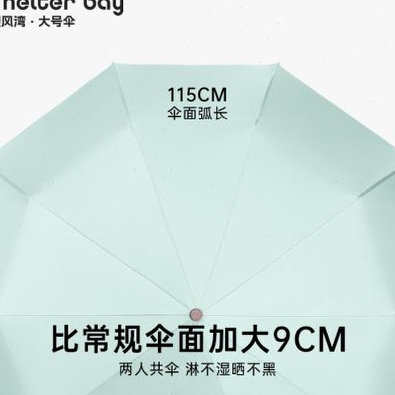 避风湾10骨大号遮阳伞全自动晴雨两用伞女抗风防紫外线折叠太阳伞
