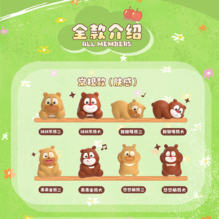 熊出没联名百变系列盲盒可爱迷你桌面摆件生日礼物官方正版隐藏款