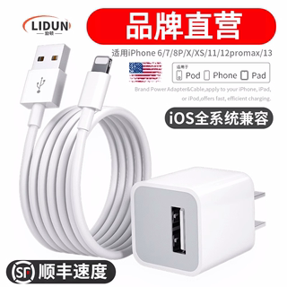 适用于苹果8P充电器头5W适用iphone6/7数据线xr手机12plus专用5W插头max冲6s原11套装USB口闪充7p6S通用套装