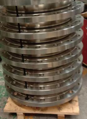 316L304L不锈钢电0标法兰管件 D焊N120PN40边锻制带颈对翻法兰