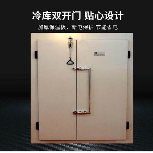 冰立方冷库门全套设备冷库不锈钢保温半埋门单双开平移冷库门厂家
