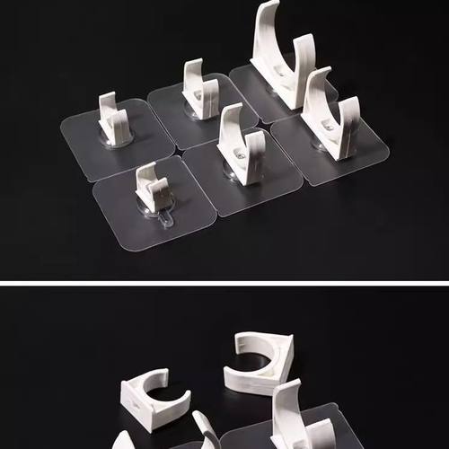 燃气管道煤气管空固定器免打孔可调节管卡固定免钉46管卡扣免钉墙