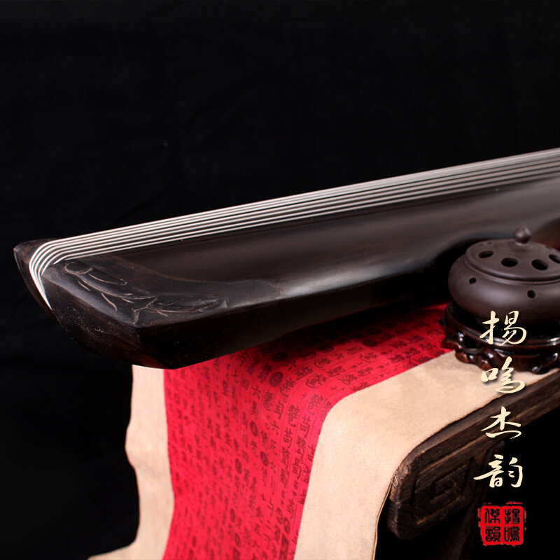 老艺人纯手工演奏级古琴 汉木古琴 伏羲式 音色温润