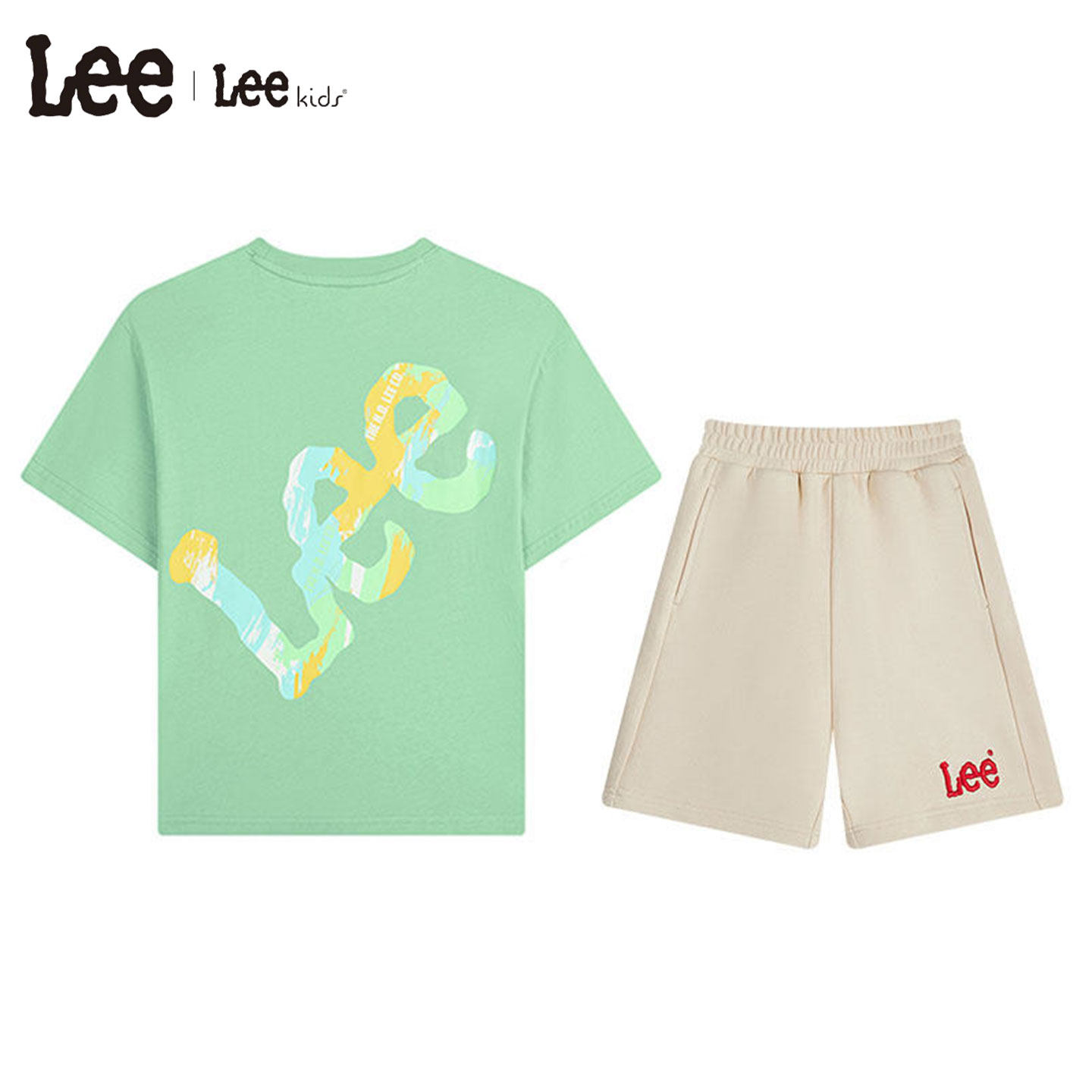 Lee kids儿童套装短袖T套装