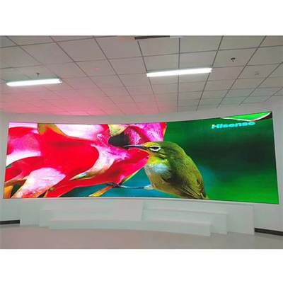 P1.25P1.5P1.8P2P2.5弧形LED显示屏室内全彩会议室展厅柔性曲面屏