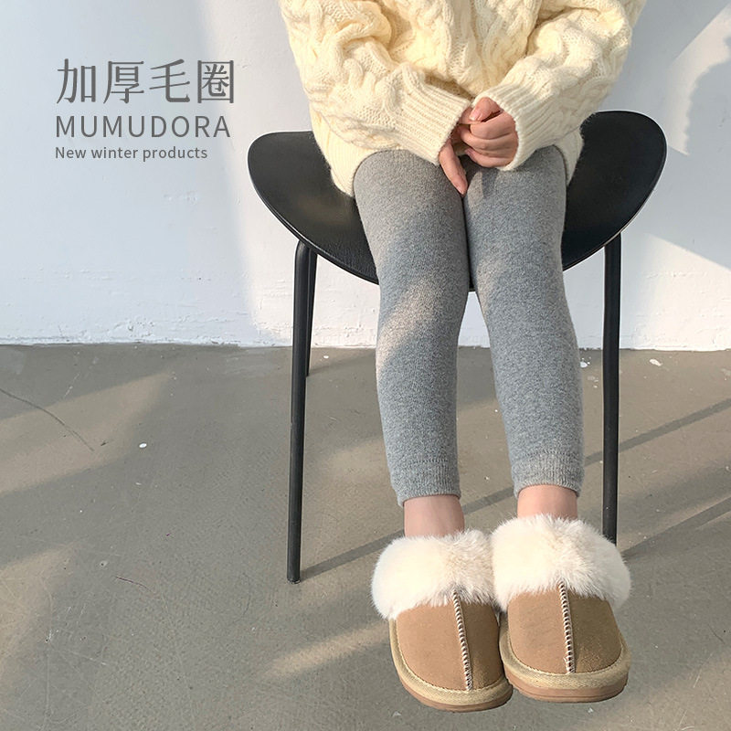 秋冬款女童连裤袜毛圈加