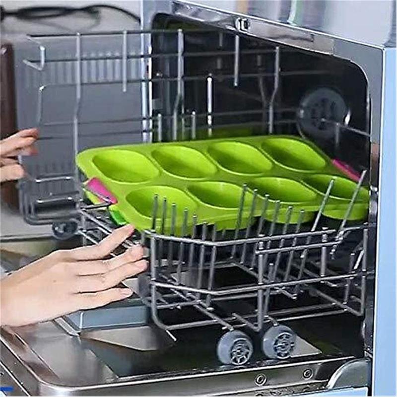 8格蛋糕硅胶模具法式加框