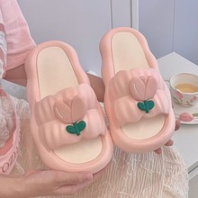 新款女童可爱拖鞋2025夏季新款大童女孩仙女风防滑踩屎感露趾凉拖
