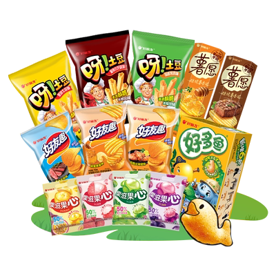 【百补】好丽友官方旗舰店抹茶味Q蒂早餐代餐夹心下午茶