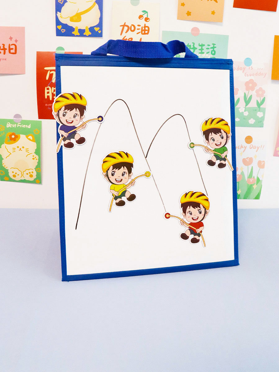 爬山小人磁性贴儿童英语课堂分组比赛教学教具配件黑板白板贴强磁