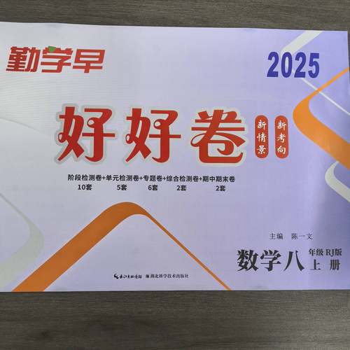 2025版勤学早好好卷八年级上册数学人教版附电子版参考答案