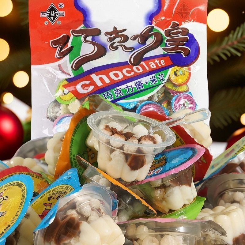 泰茂巧克力皇米花巧克力杯240g爆米花星球杯儿时怀旧休闲零食小吃图片