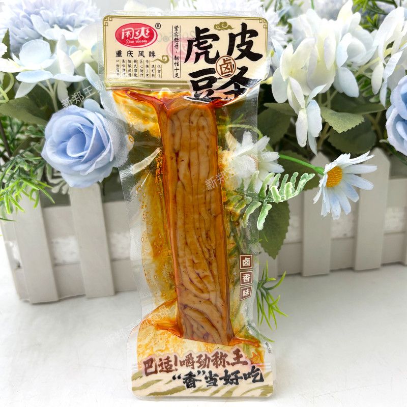 闲爽虎皮豆条麻辣豆干散称豆腐干小包装食品休闲零食小吃特产整箱