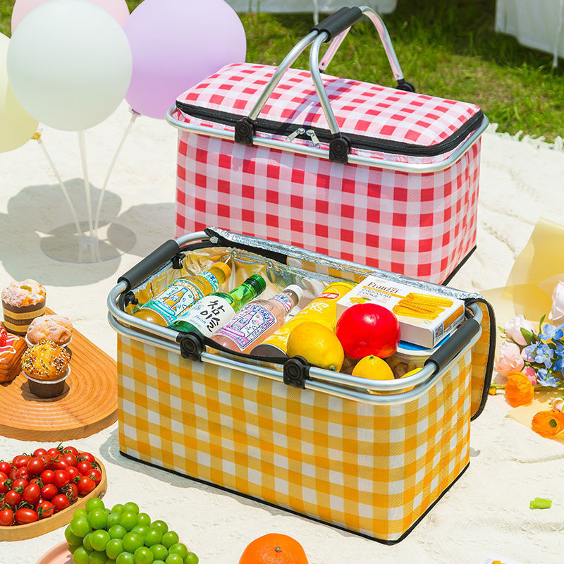 野餐食物盒网红篮子野餐篮