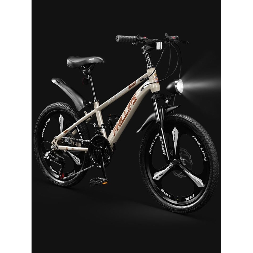 德国进口菲利普斯自行车儿童6-15岁男孩女孩中大童学生变速山地车