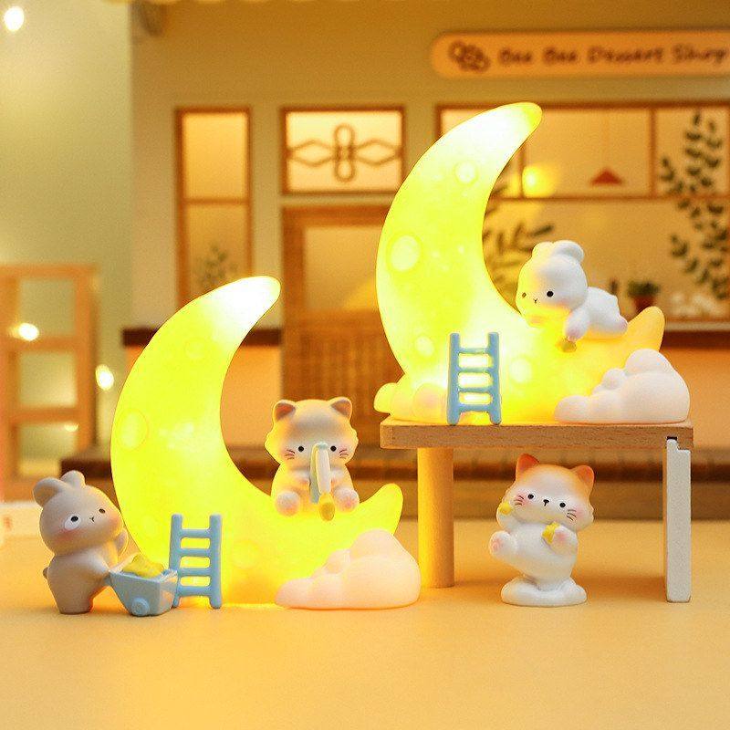 工艺品儿童学生星月树脂卡通摆件