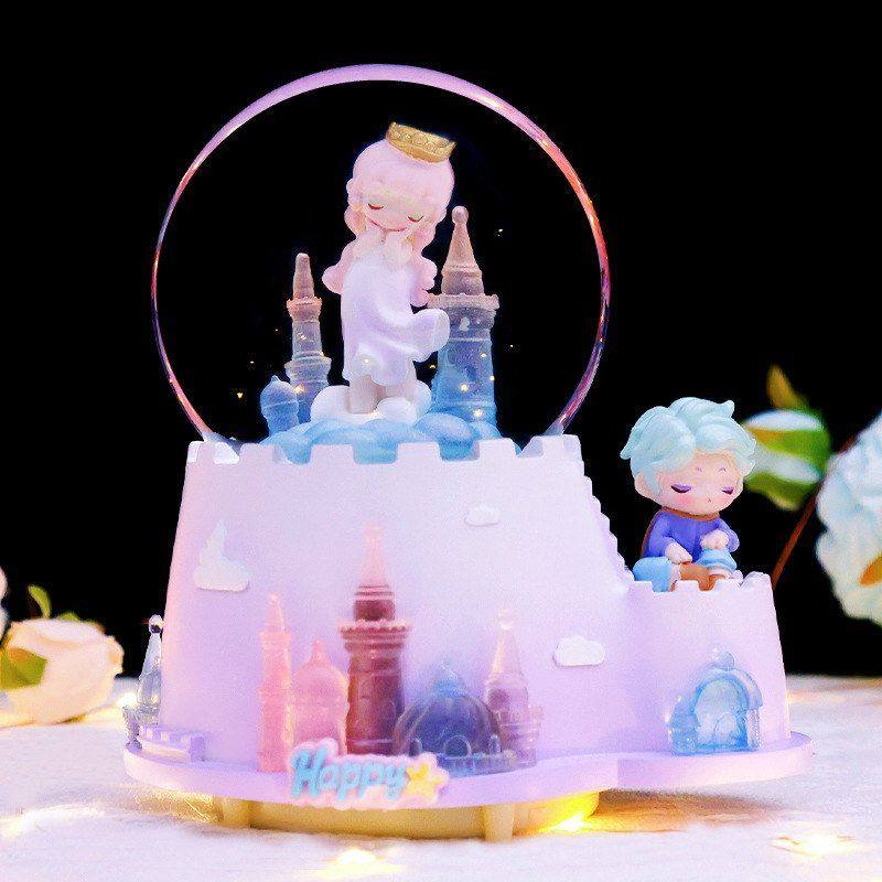 心八音盒公主摆件手办梦幻王子