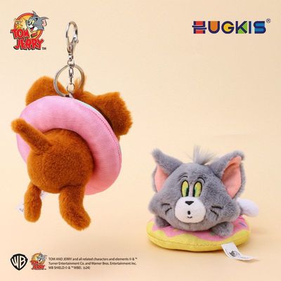 礼物玩偶毛绒猫和老鼠挂件背包