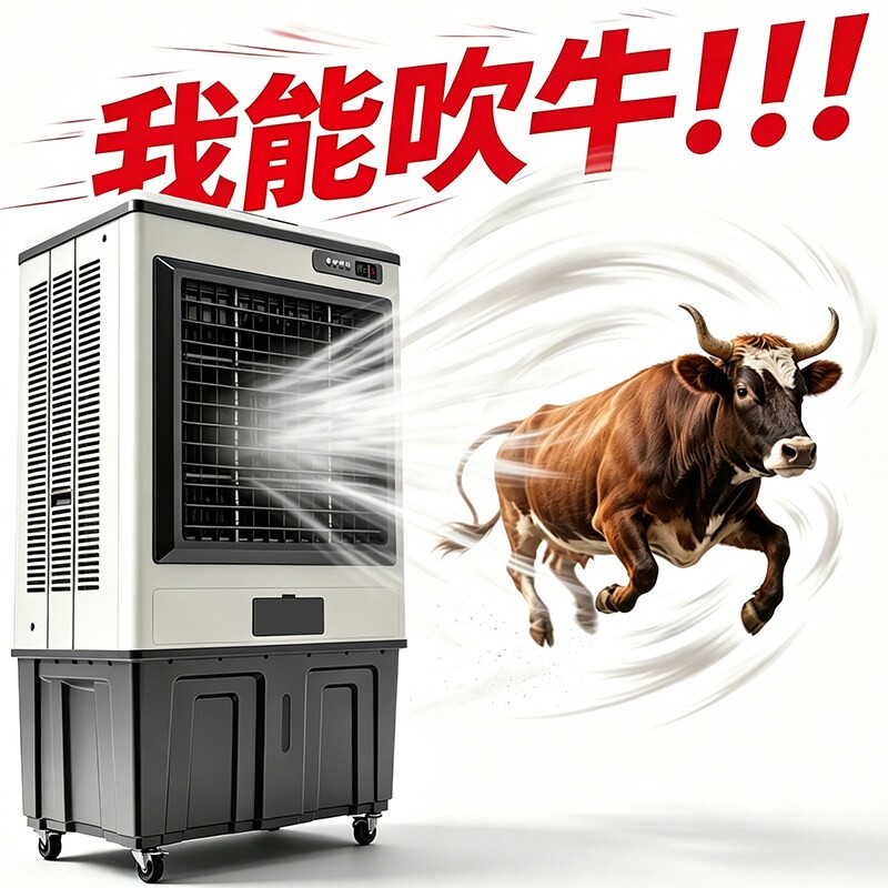 骆驼冷风机商用水冷空调扇工业蒸