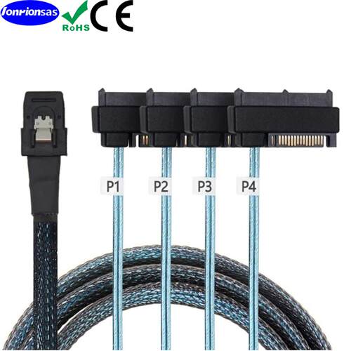 MiniSAS36P转SFF8482SATA连接线+