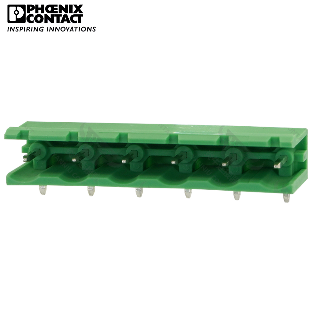 7.5mm菲尼克斯Phoenix凤凰插拔式PCB接线端子弯针座GMSTB2.5-G