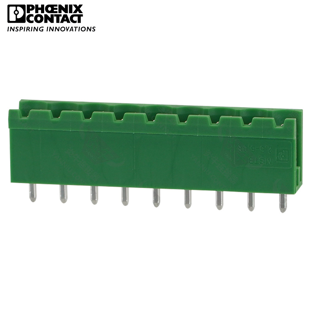 原装进口PHOENIX菲尼克斯PCB接线端子MSTBV2.5/ 9-G-5.08 1758089