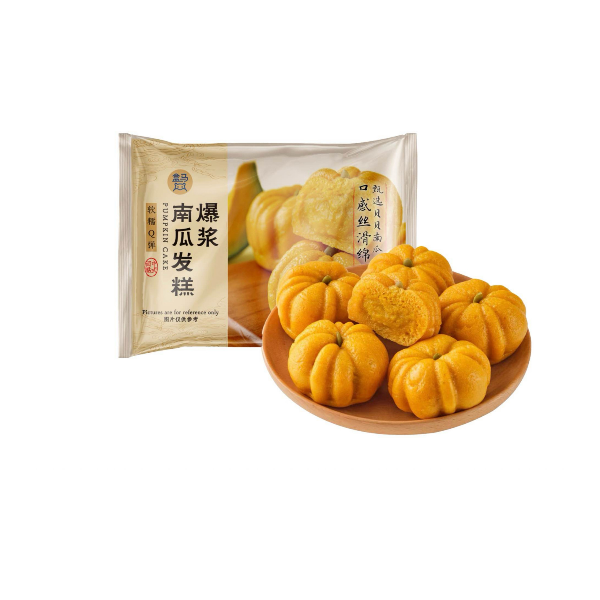 盒马 爆浆南瓜发糕  240g*3袋,零食/坚果/特产,米糕/桂花糕/发糕,淘宝优惠券,粉丝福利购,淘宝优惠卷