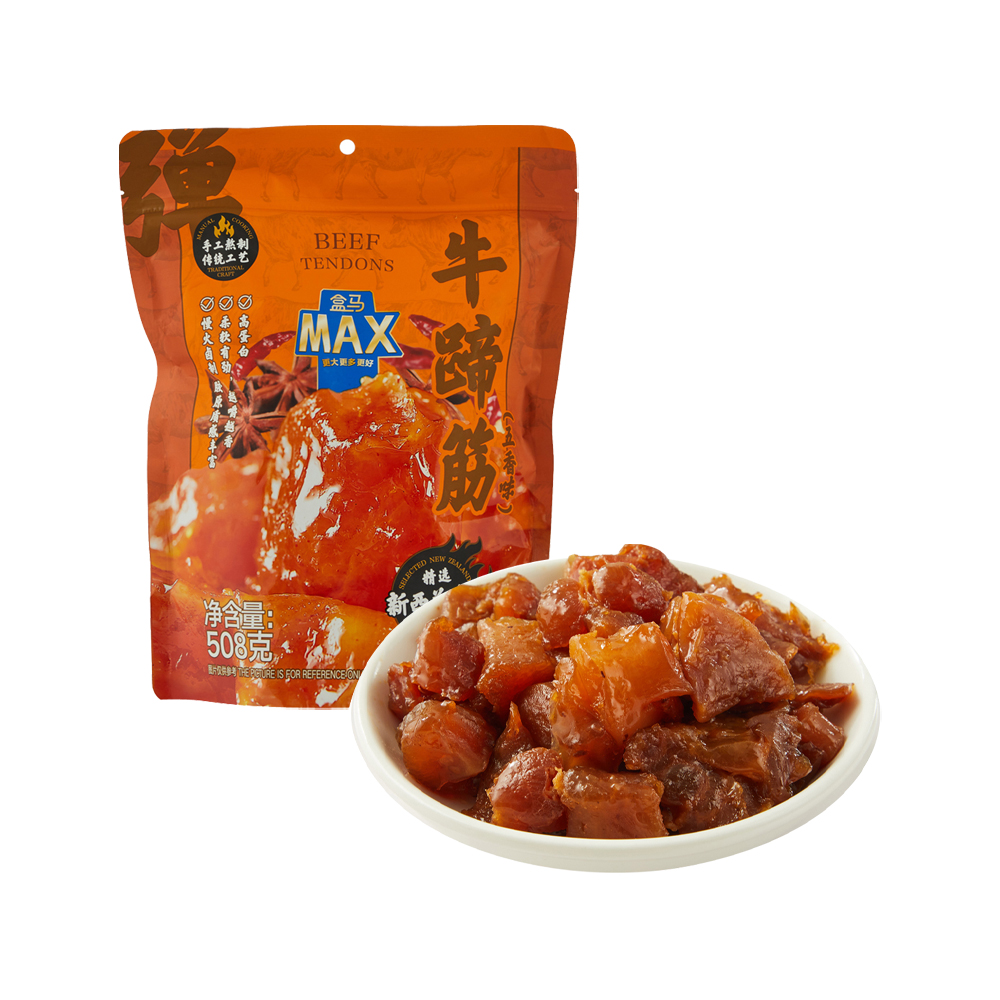五香味牛蹄筋盒马MAX进口牛蹄筋