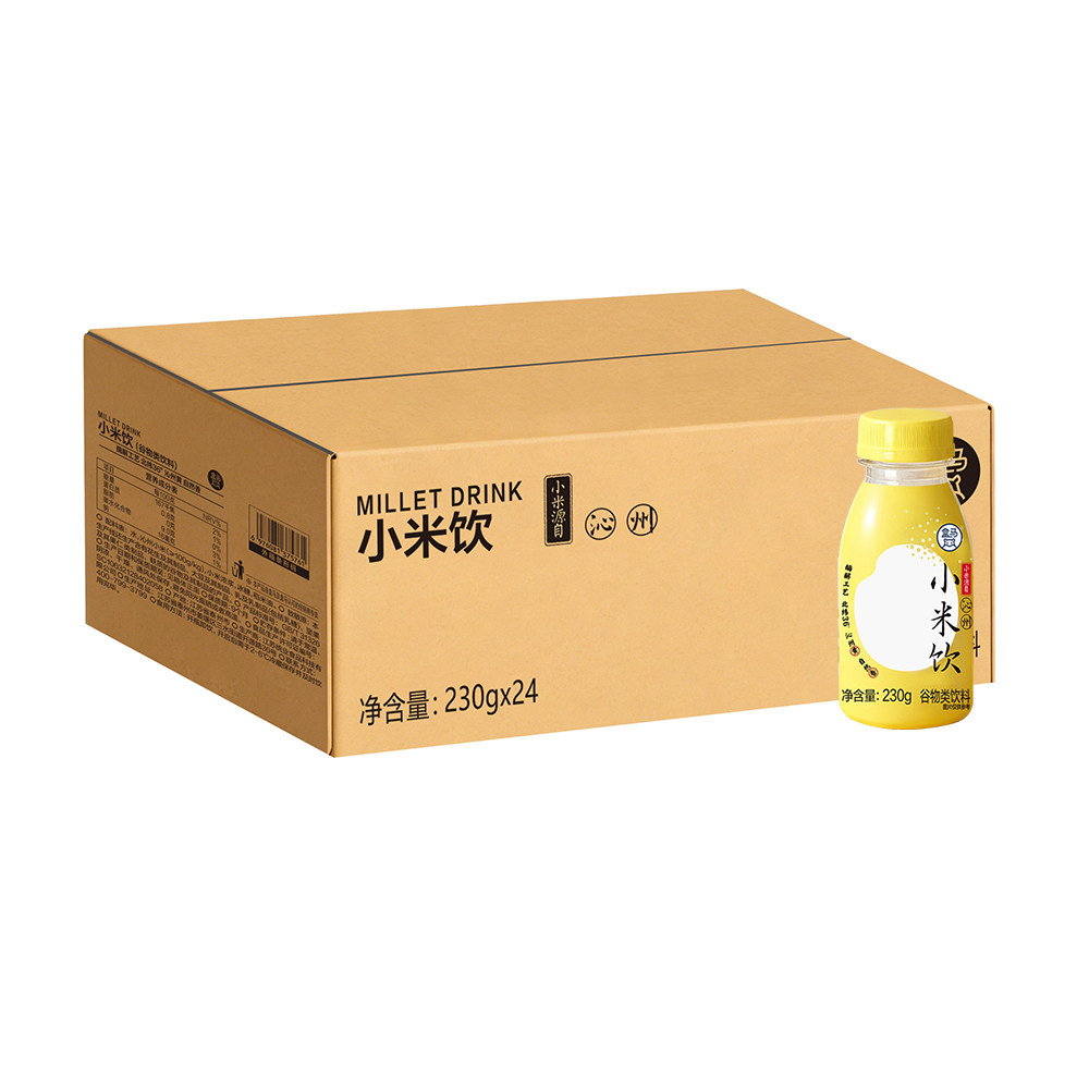 盒马 小米饮 230g*24瓶谷物植物蛋白饮料