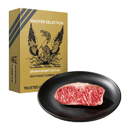Mort & Co 金凤凰 澳洲谷饲原切纯种和牛M6-7西冷牛排 200g