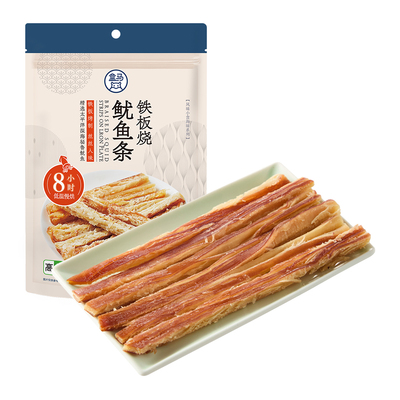 盒马 铁板烧鱿鱼条 80g