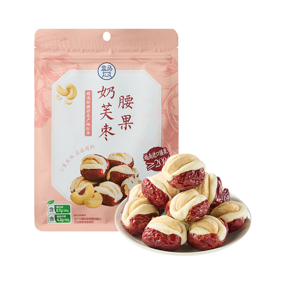盒马 腰果奶芙枣 158g图片