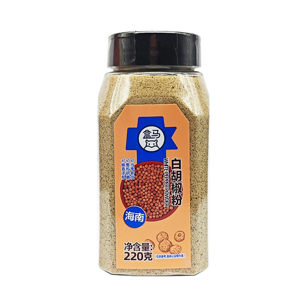 盒马 白胡椒粉 220g 调味品厨房家用烧烤西餐配料