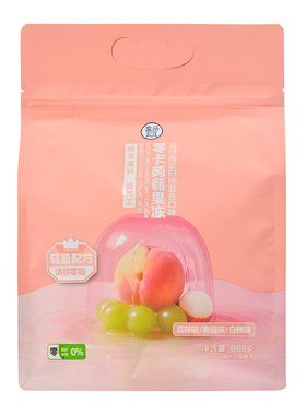 盒马 0卡蒟蒻果冻(荔枝味+白桃味+青提味) 666g