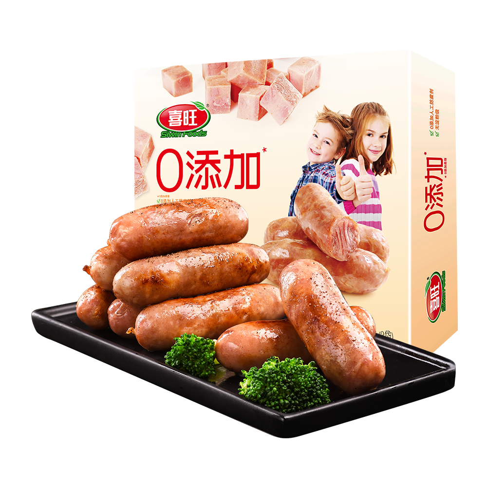 喜旺 0添加台湾大块肉儿童肠 400g(2袋)属于什么档次？