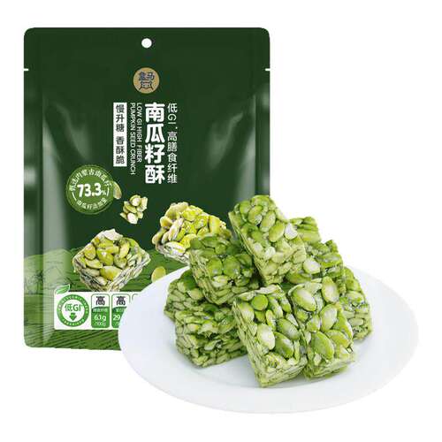 盒马 低GI高膳食纤维南瓜籽酥 500g