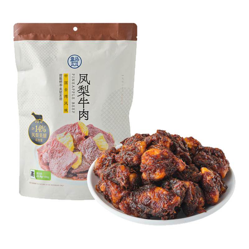 盒马 凤梨牛肉 500g风干手撕牛肉解馋小吃零食图片