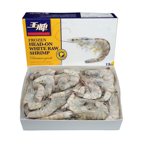 原装进口王牌盐冻南美白虾 1.5kg【3040规格】约45-60只