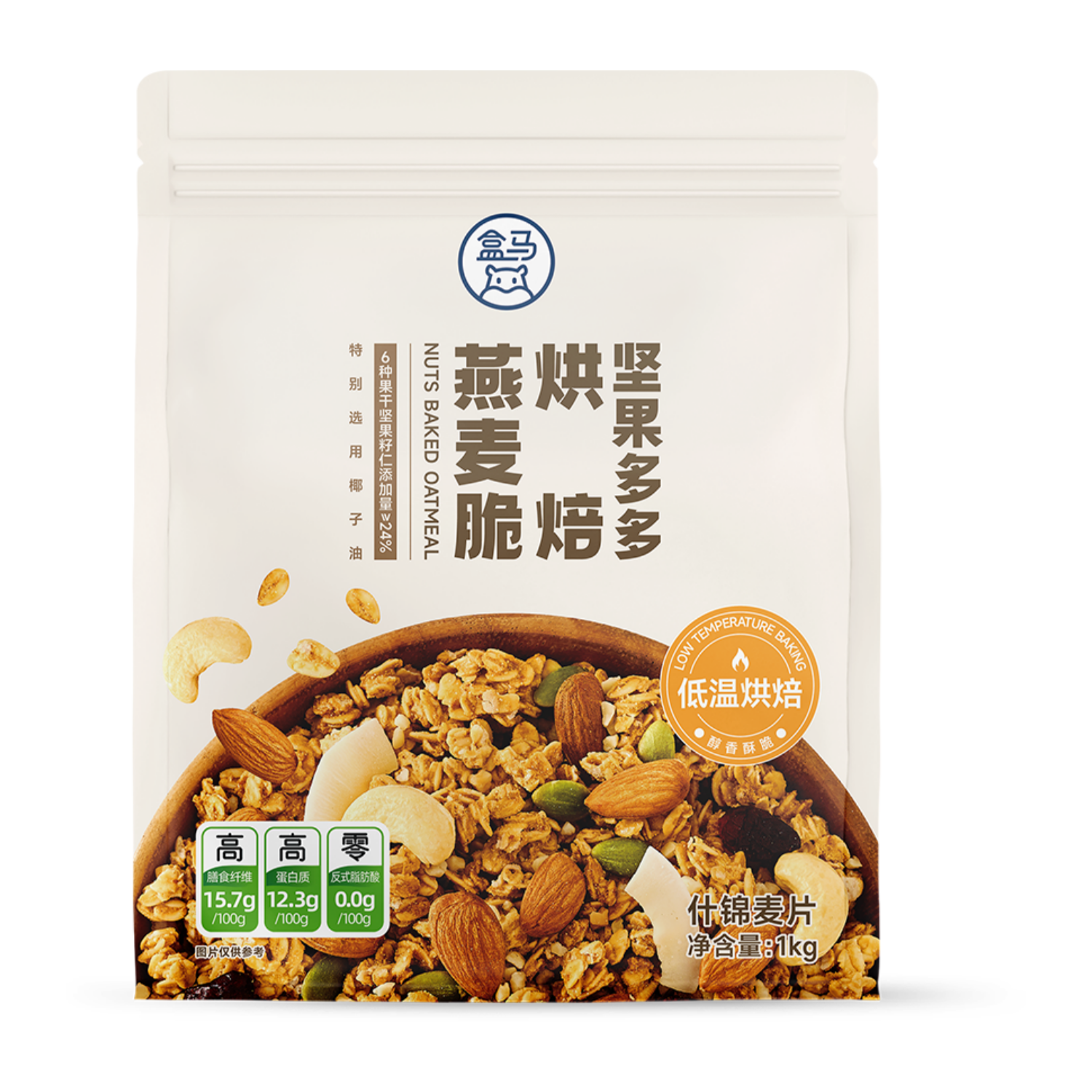 盒马 坚果多多烘焙燕麦脆 1kg