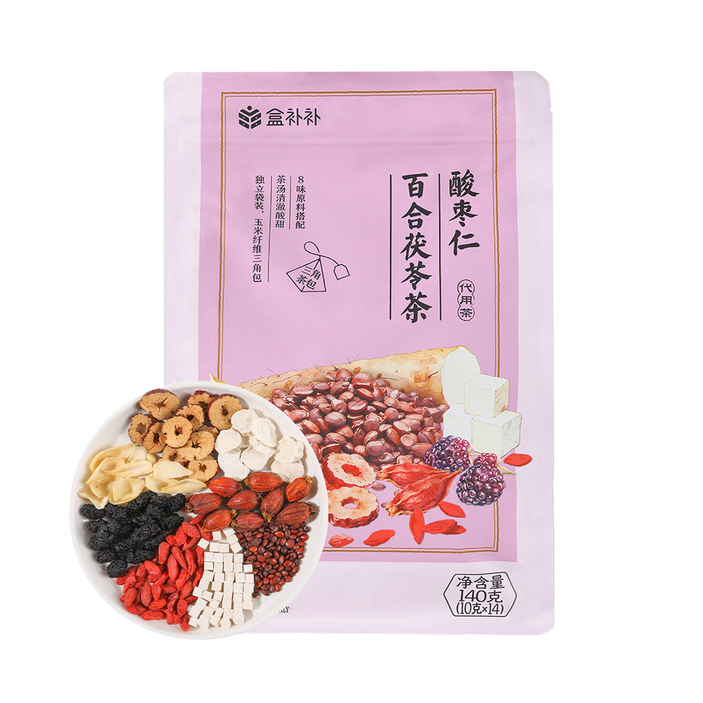 盒补补 酸枣仁百合茯苓茶 10g*14包